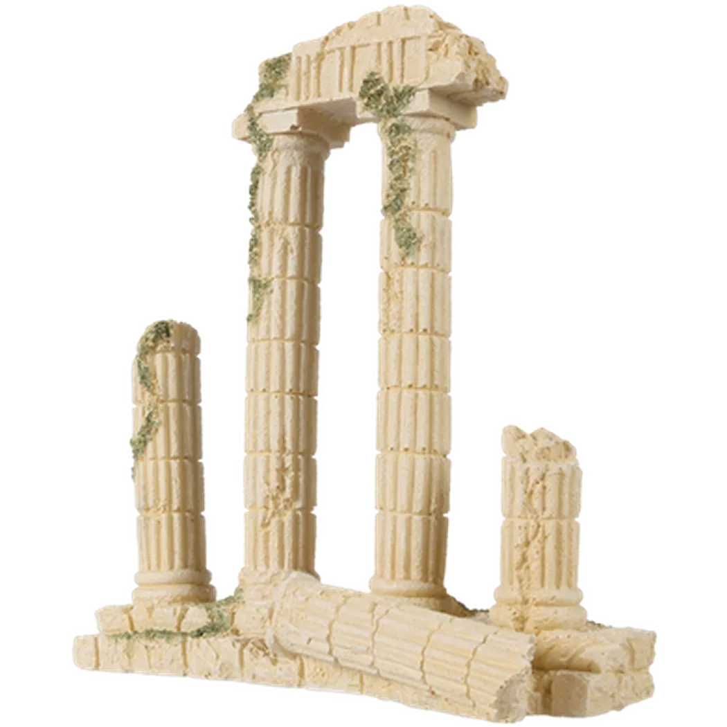 Greek Pillar 3 Beige 19 x 7 x 22 cm