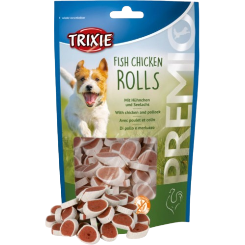 Trixie - Hundsnacksrullar Kyckling & Lax Light 75 g - Hund - Hundburar - ZOO.se