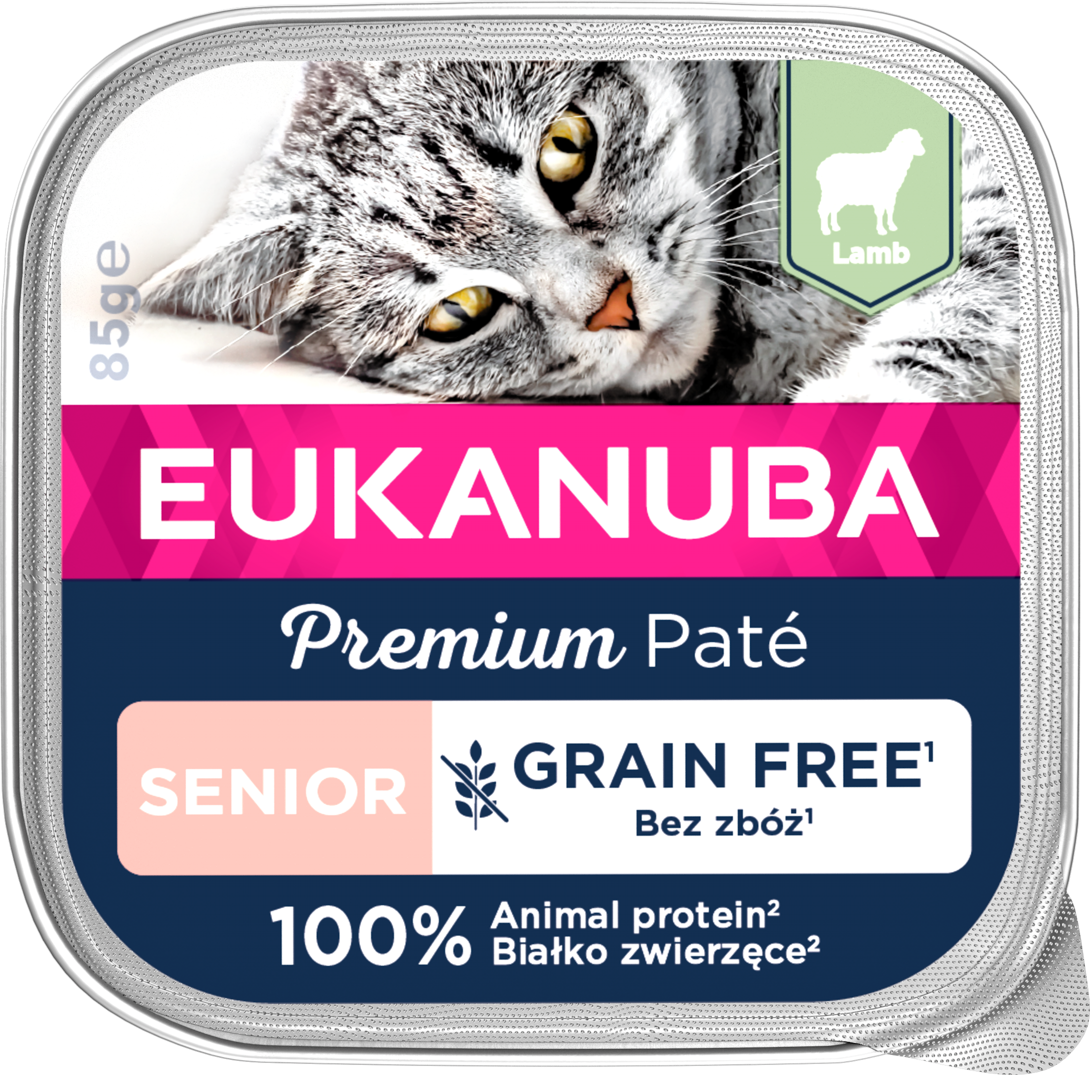 Cat Grain Free Senior Lamb Paté 85 g