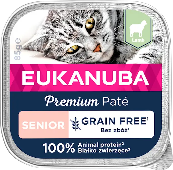 Cat Grain Free Senior lammaspatee 85 g