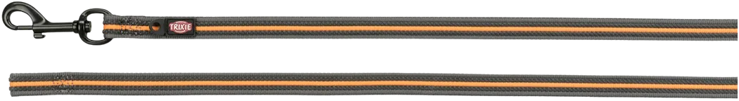 Fusion Spårlina gummerad, M-XL: 5 m/17 mm, grafit/papaya
