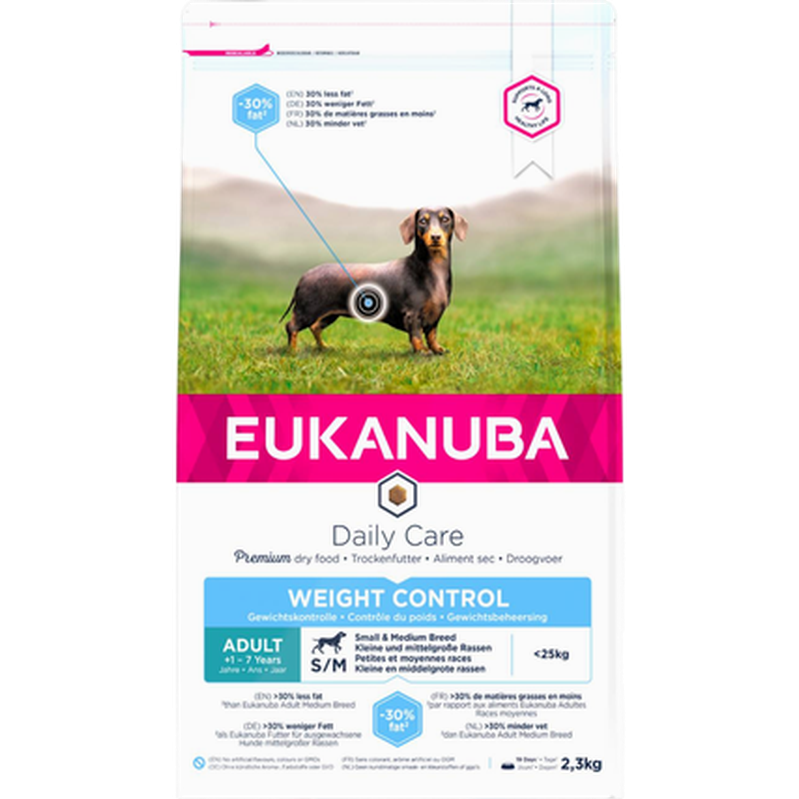 Dog Adult Weight Control Small/Medium 2,3 kg