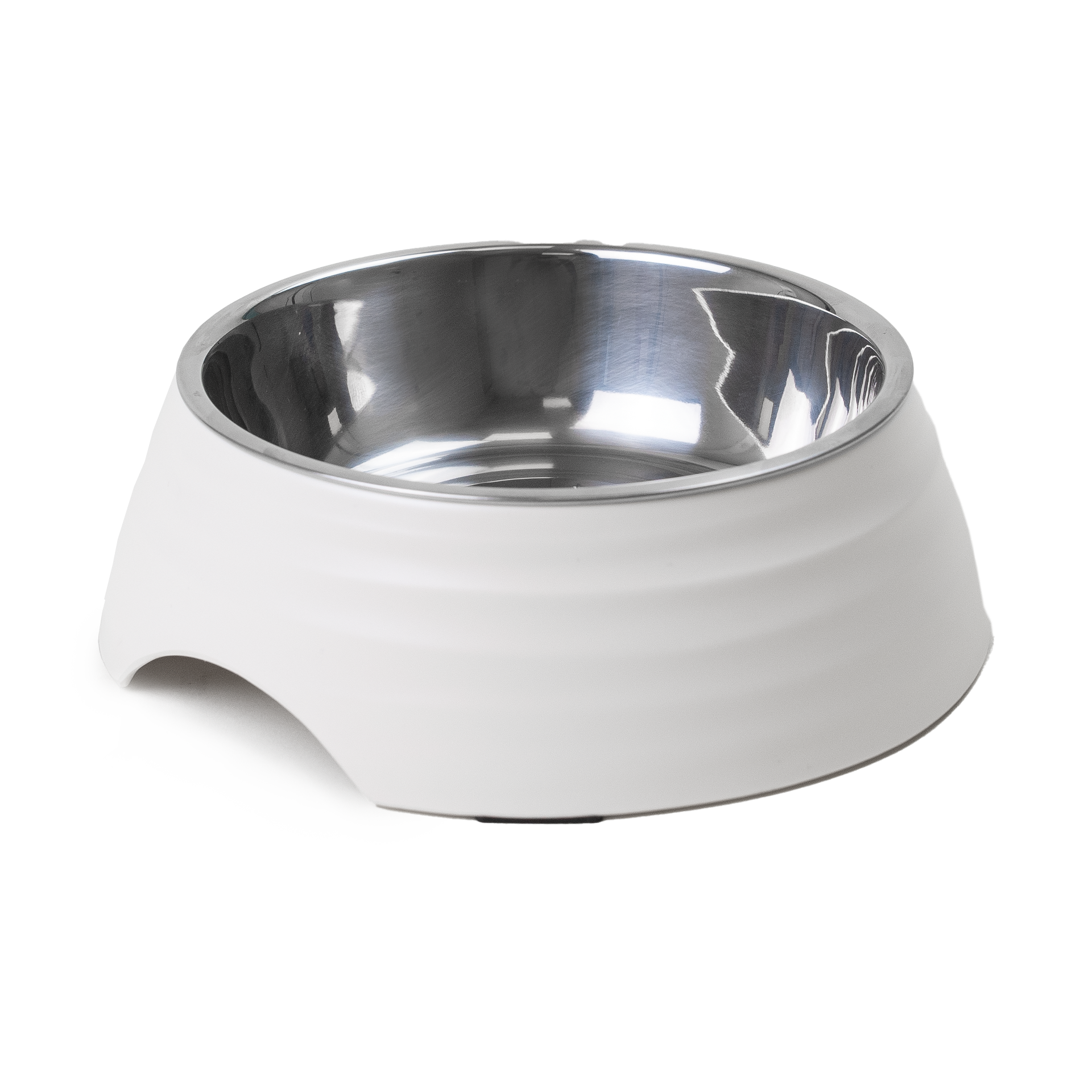 Matskål Ripple Vit M 350ml, 17,5x6,5cm