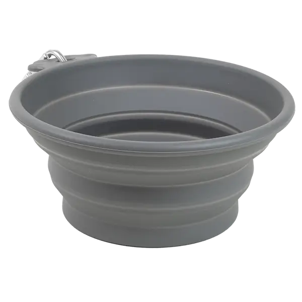 Foldable travel bowl Soft Gray XL