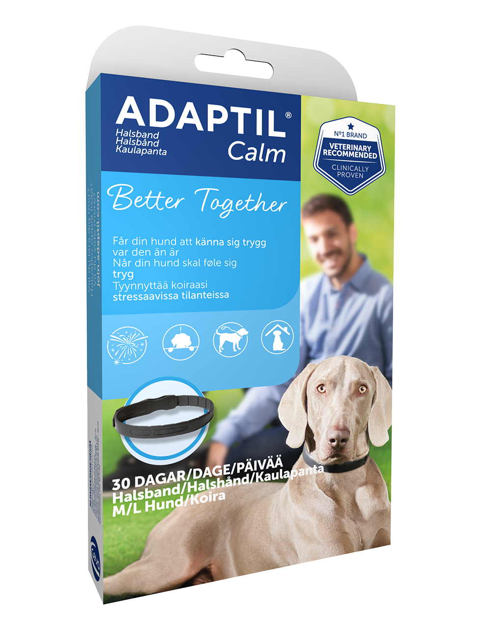 Adaptil - Calm for Dogs - Hundhalsband 62,5 cm - Hund - Hundvård & Tillskott - ZOO.se