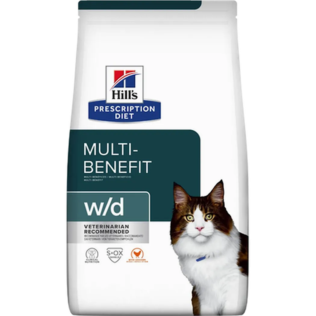 Hill's Prescription Diet Feline w/d Multi-Benefit - Dry Cat Food