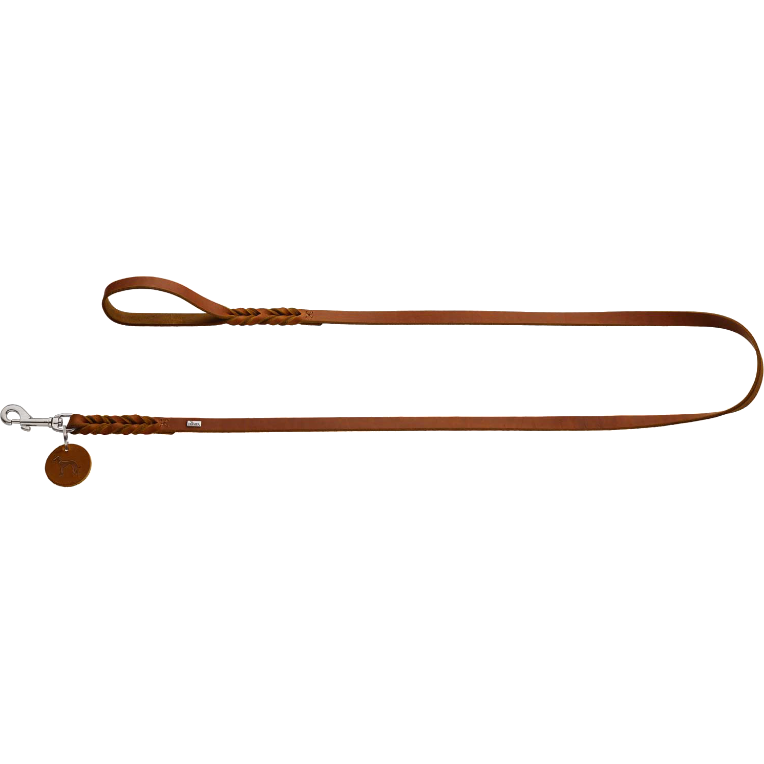 Hunter - Hundkoppel Solid Education Brun 200cm 11mm - Hund - Hund - ZOO.se