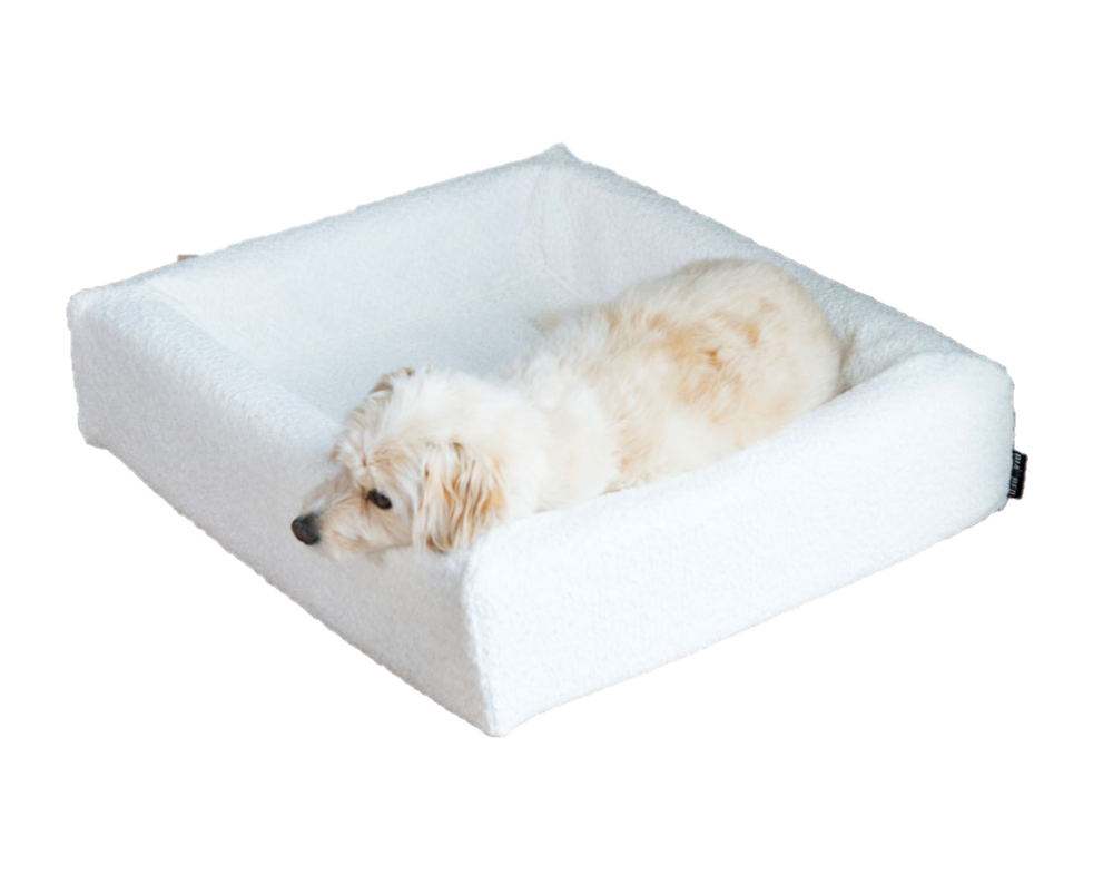 BiaBed - Cover Premium Bouclé No 7, 100x120x15cm, Hvit - Hund - Hundesenger & puter - Hundemadrasser & hundesenger - ZOO.no