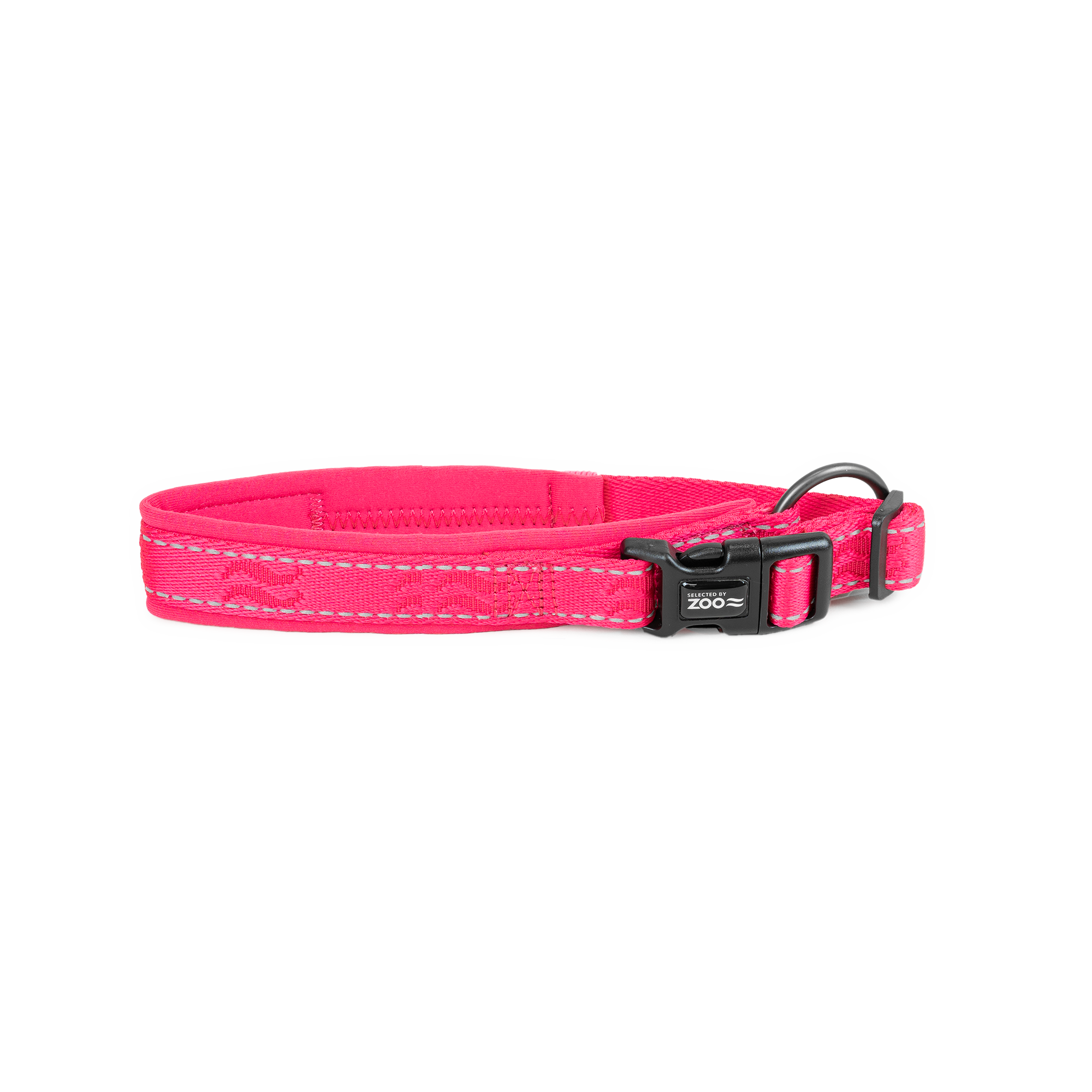 Selected by ZOO - Hundehalsbånd Rufus justerbar 20 mm x 35-45 cm Rosa - Hund - Halsbånd - ZOO.no