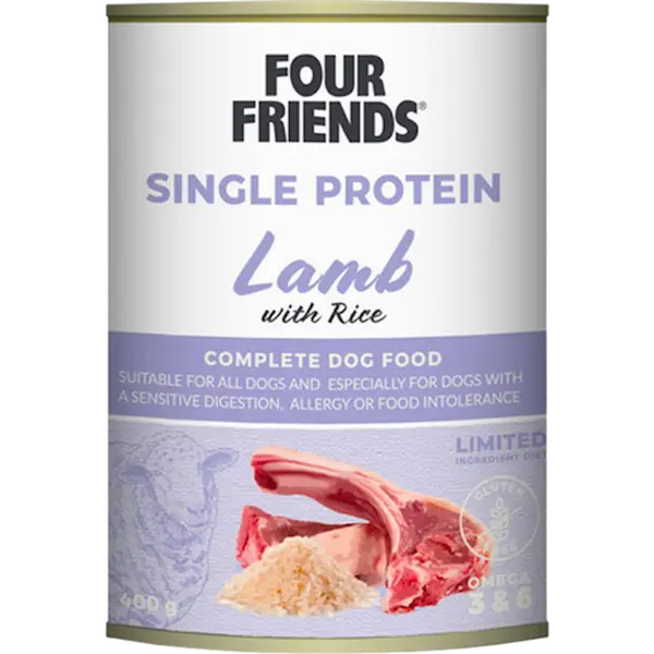 Dog Single Protein Lamb & Rice 400 g x 12