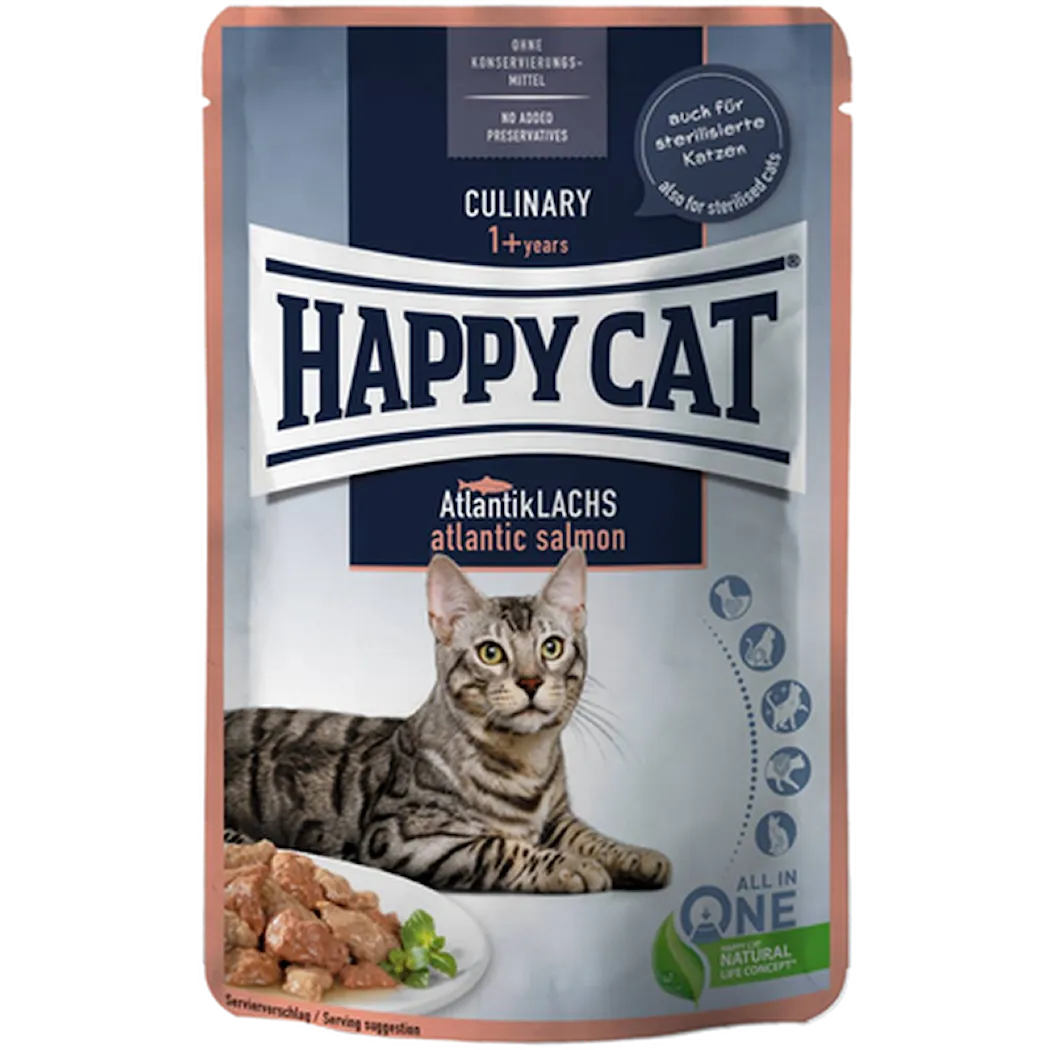 Happy Cat Pouch Salmon In Sauce Blue 85 g