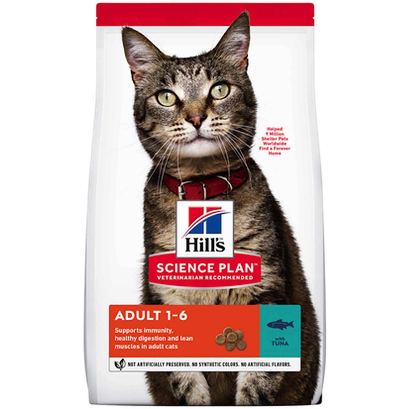 Hills Science Plan Feline Adult Optimal Care Tuna - Dry Cat Food 7 kg