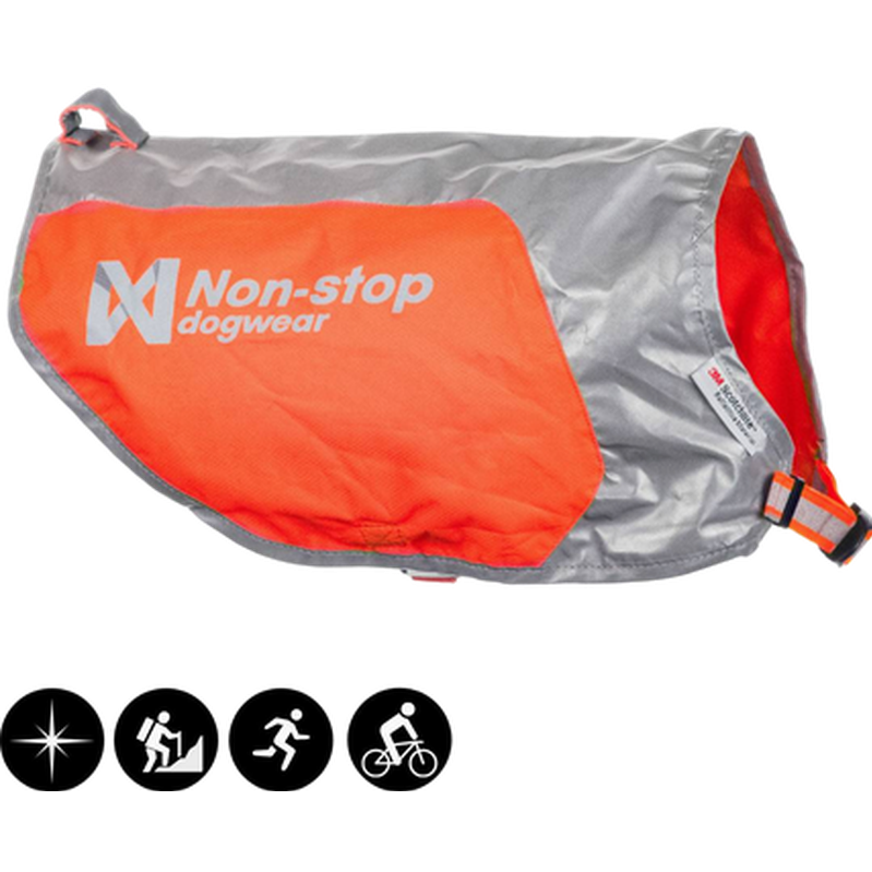 Non-Stop Dogwear - Reflective Blanket Orange XX-Large - Koirat - Kaulapannat