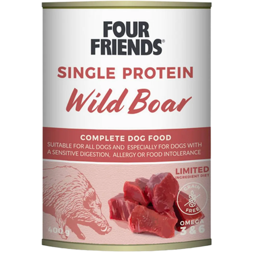 FourFriends Dog Single Protein Villsvin