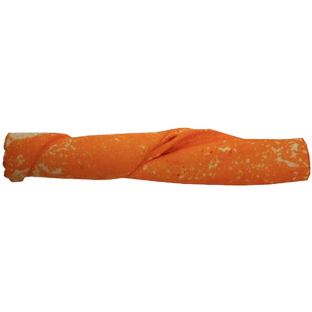 Bravo - Vridd tyggebein med pizzasmak 12,5 cm x 18 mm - Hund - Hundegodbiter & tyggebein - Tyggeruller & tyggepinner - ZOO.no
