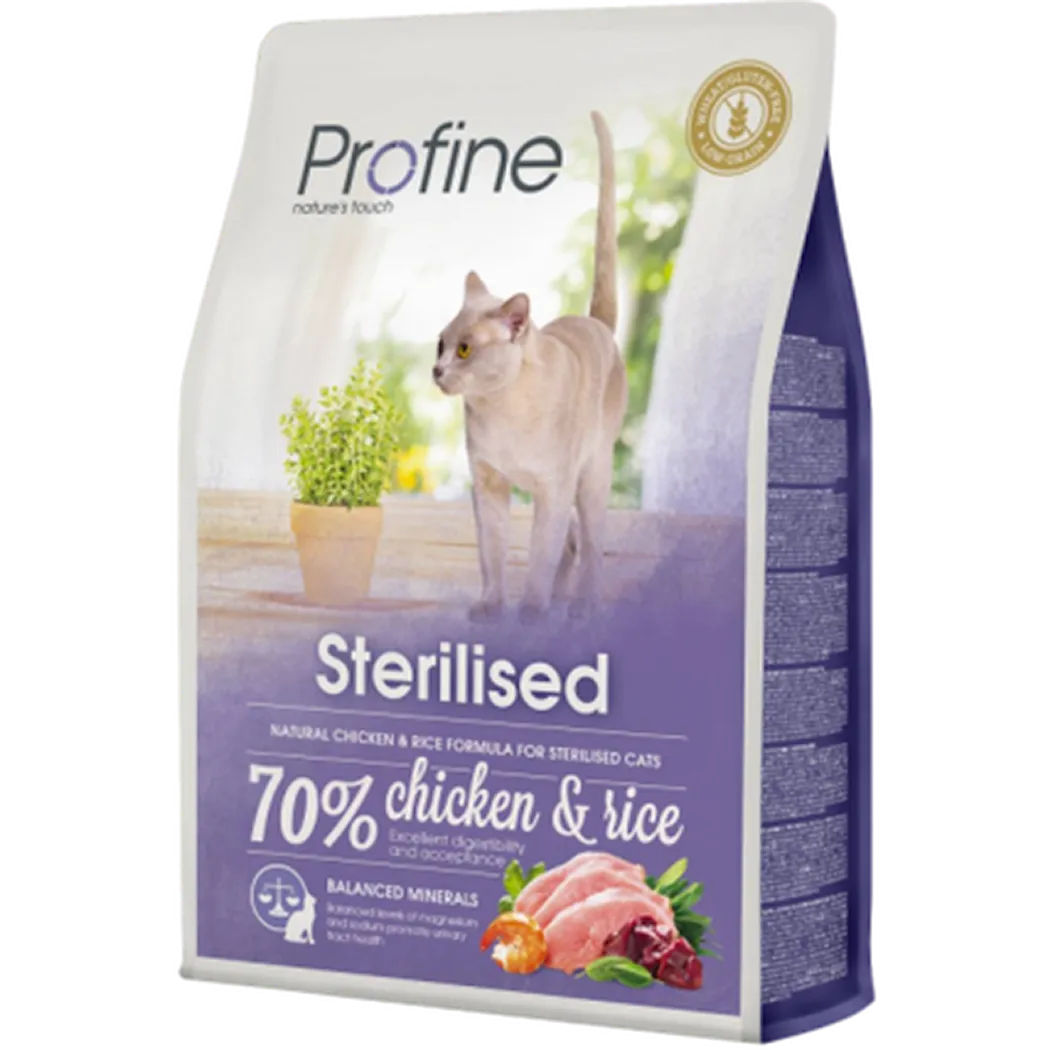 Profine Cat Dry Food Sterilised Chicken & Rice