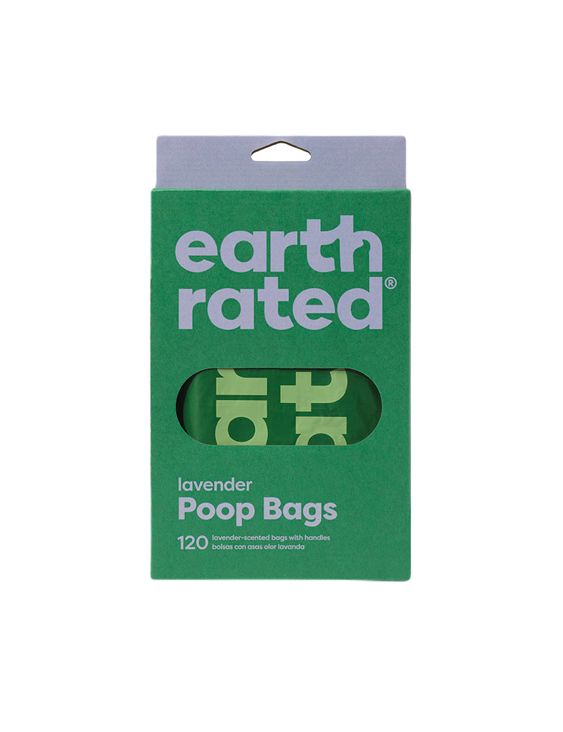 Earth Rated - Hundbajspåse med handtag 120 st Lav - Hund - Hund - ZOO.se