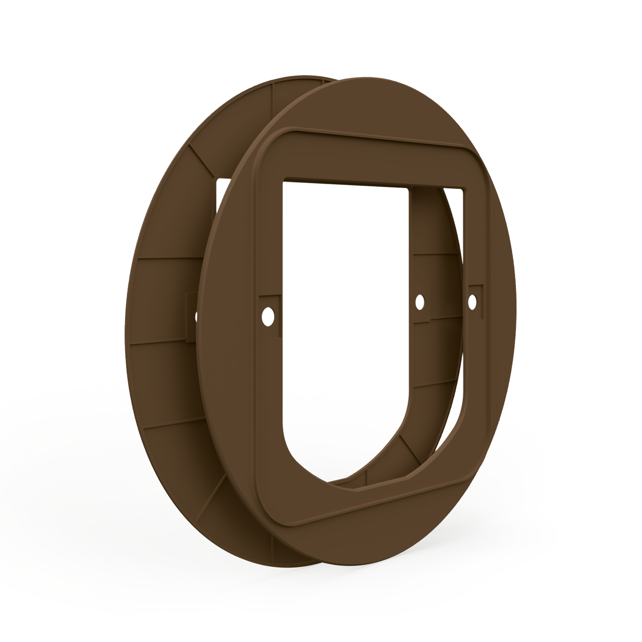 SureFlap Cat Flap Mounting Adaptor Brun