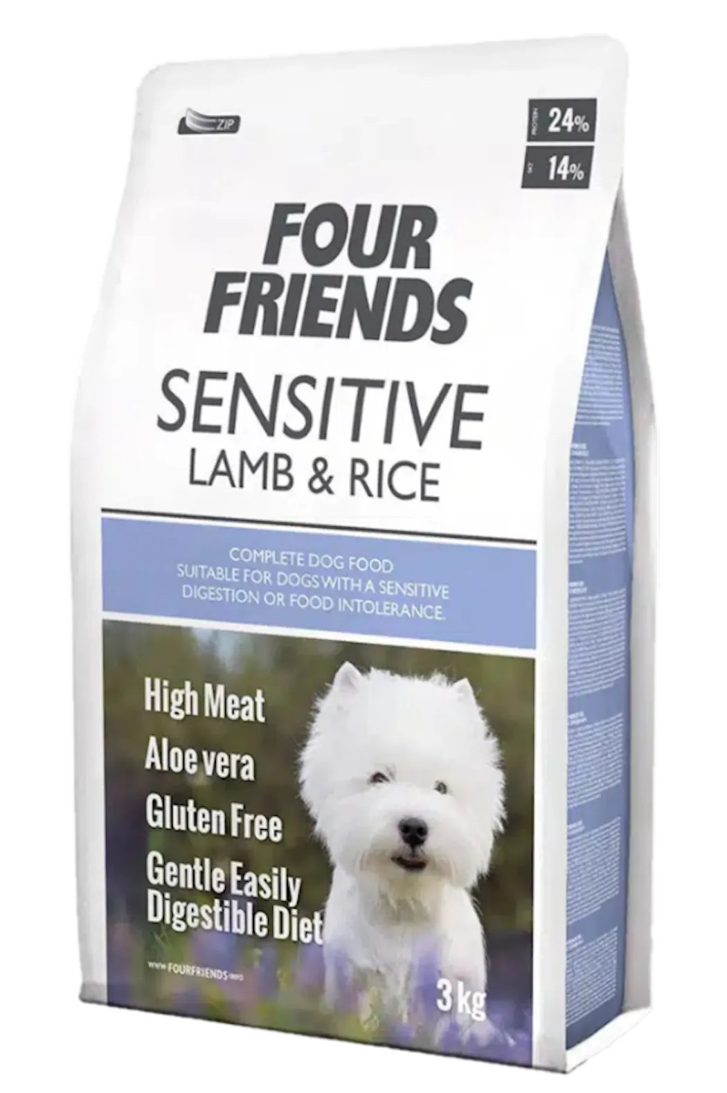 FourFriends Sensitive Lamb & Rice Torrfoder Hund
