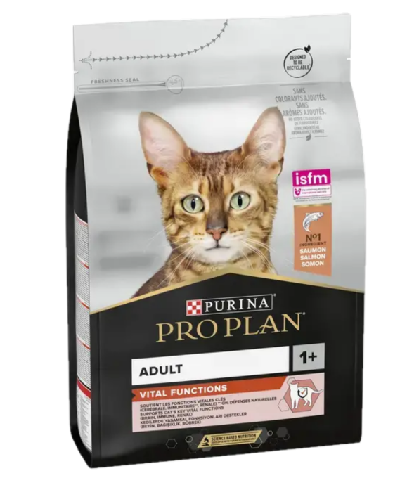 Purina Pro Plan - Cat Adult Vital Function Salmon 3 kg - Katt - Kattfoder & kattmat - ZOO.se