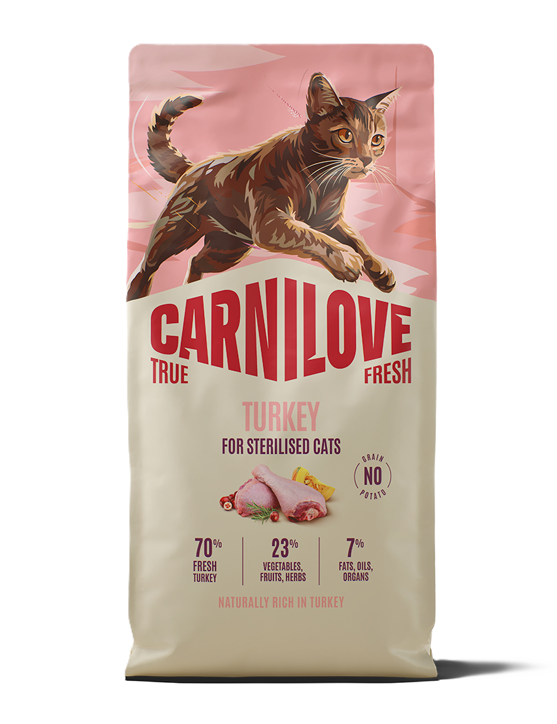 Carnilove True Fresh Cat Turkey for Sterilised Adult All Breeds
