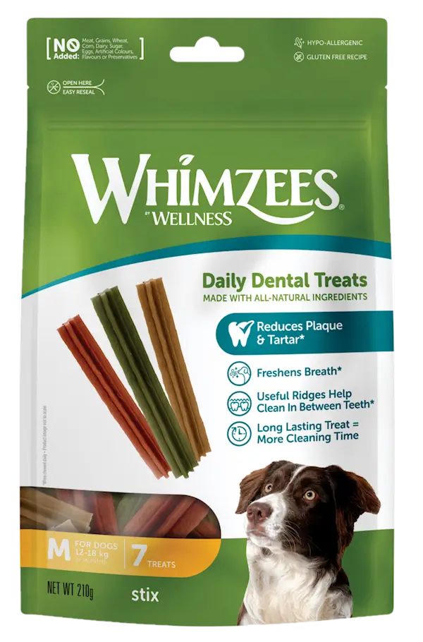 Stix Dental Dog Treat Bag Mix Medium