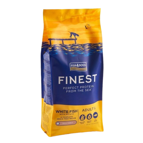 Fish4Dogs - Adult Finest med vit fisk små bitar 6 kg - Hund - Hundmat & hundfoder - ZOO.se
