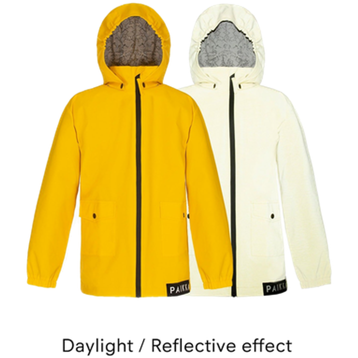 PAIKKA - Human Visibility Raincoat Yellow Kids 134/140 cm - Kläder - Kläder - ZOO.se