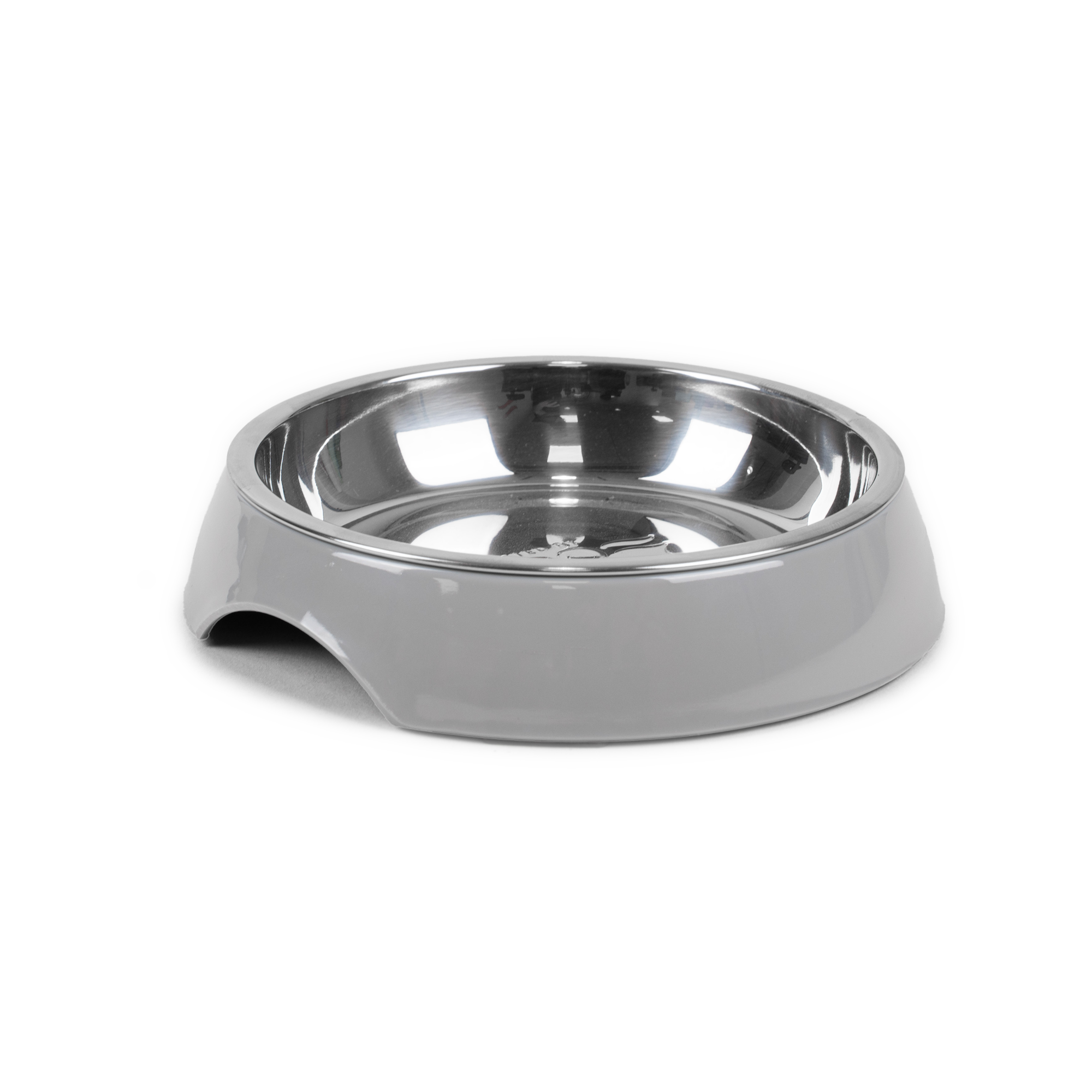 Kattmatskål Solid Grå S/M, 200ml, 14x14x3cm