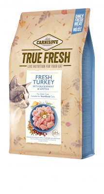 True Fresh Cat Turkey 4,8 kg - Katt - Kattfoder & kattmat - Torrfoder till katt - Carnilove - ZOO.se