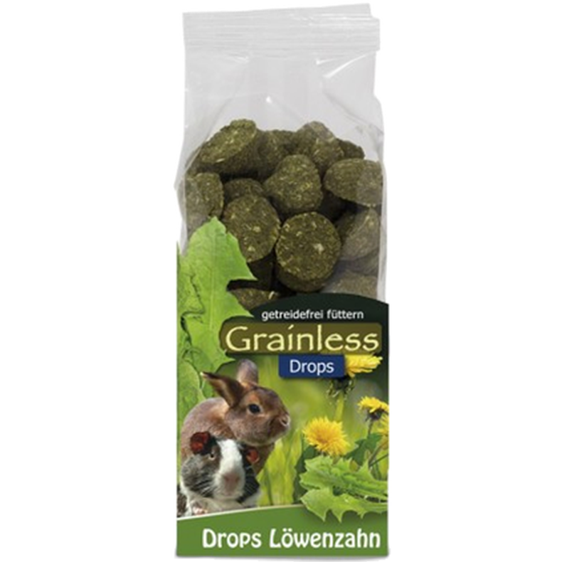 JR FARM - Grainless Drops Dandelion Green 140 g - Smådjur - Godis & Gnagstänger - ZOO.se