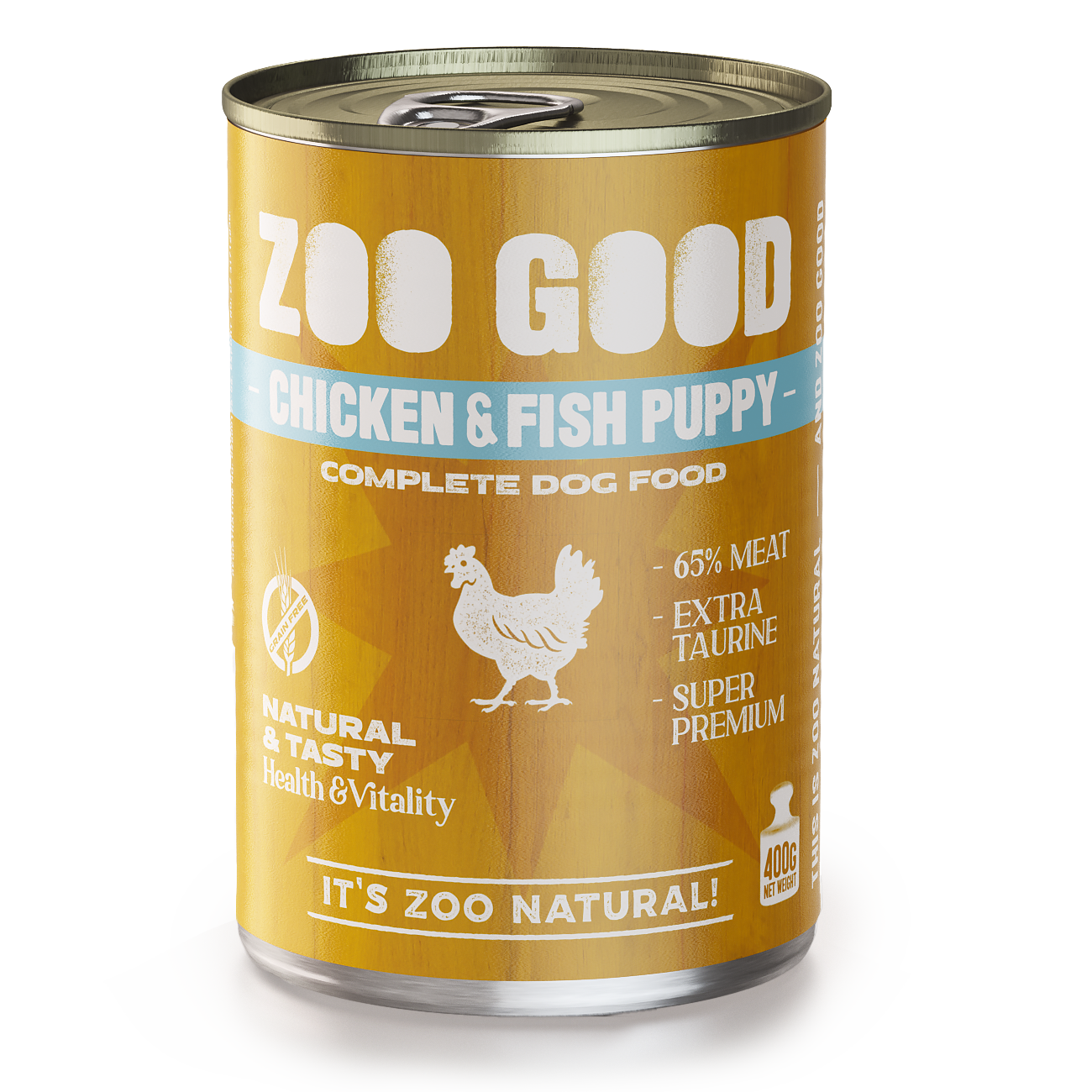 ZOO GOOD - Puppy White Fish & Chicken 400 g - Koirat - Koiranruoka - Märkäruoka