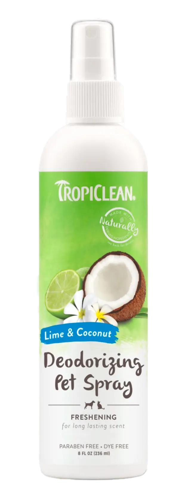 Lime & kokosnøtt deodoriserende spray for kjæledyr 236 ml