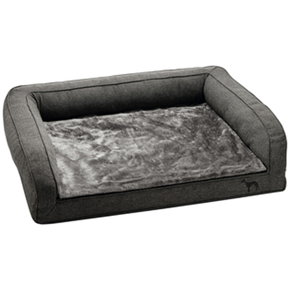 Hunter - Dog & Cat Sofa Bed Orthopedic Livingston Anthracite 100x80cm - Hund - Hundesenger & puter - Hundemadrasser & hundesenger - ZOO.no