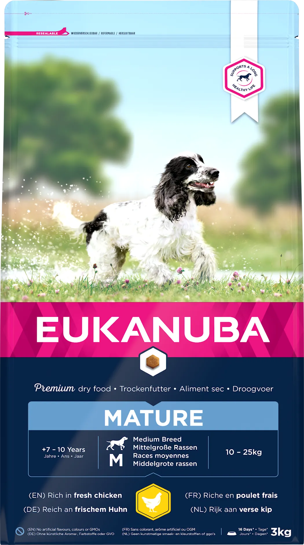Eukanuba Hund Eldre Medium 3 kg