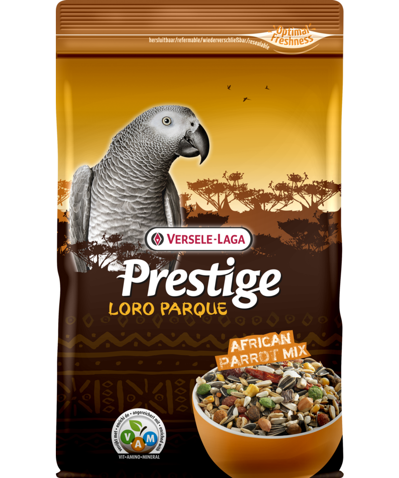 Versele-Laga - Prestige Premium African Parrot (Papegoja) 1 kg - Fågel - Fågelmat & Fågelfoder - ZOO.se