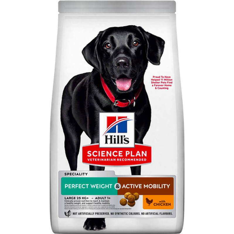 Hills Science Plan - Adult Weight & Active Mobility Large 12 kg - Hund - Hundmat & hundfoder - ZOO.se