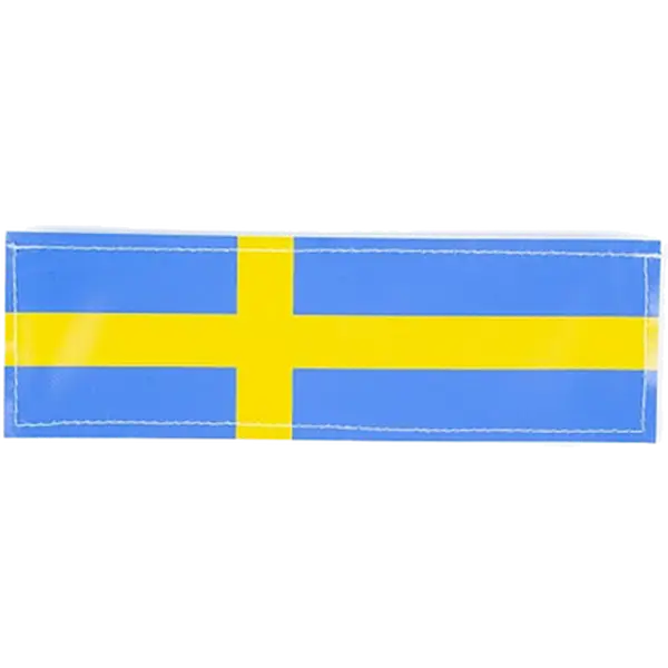 Borrelåsetiketter med svensk flagg 2-pakning Mini-Mini