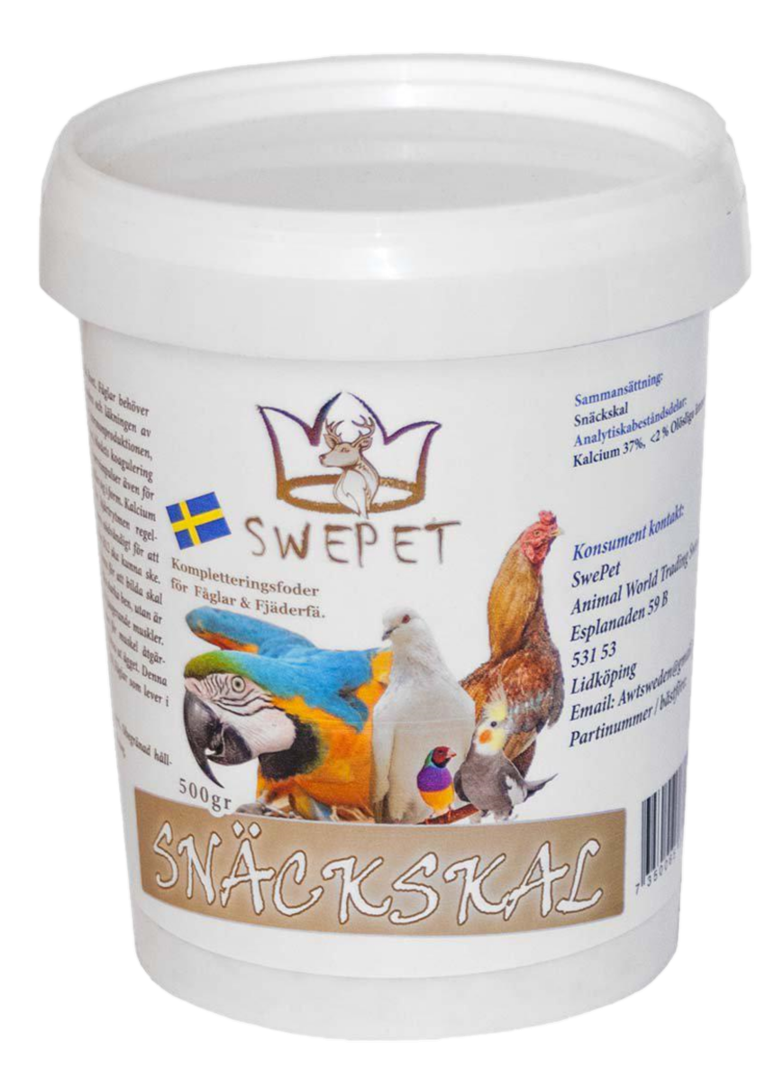 Swepet - Skjell 500 g til fugler - Fugl - Bunnstrø & fuglesand - Sand & skjell - ZOO.no