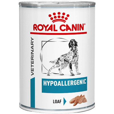 Preview of Royal Canin Veterinary Diets Dog Derma Hypoallergenic Loaf Can våtfoder för hund 200 g x 12