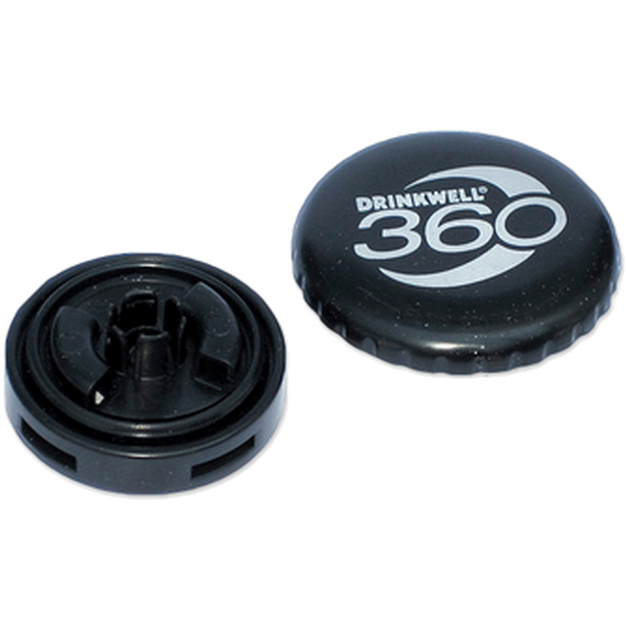 Drinkwell - 360 Stainless Steel Fountain Flow/Filter Cap Control Kit Black 1 st - Katt - ZOO.se
