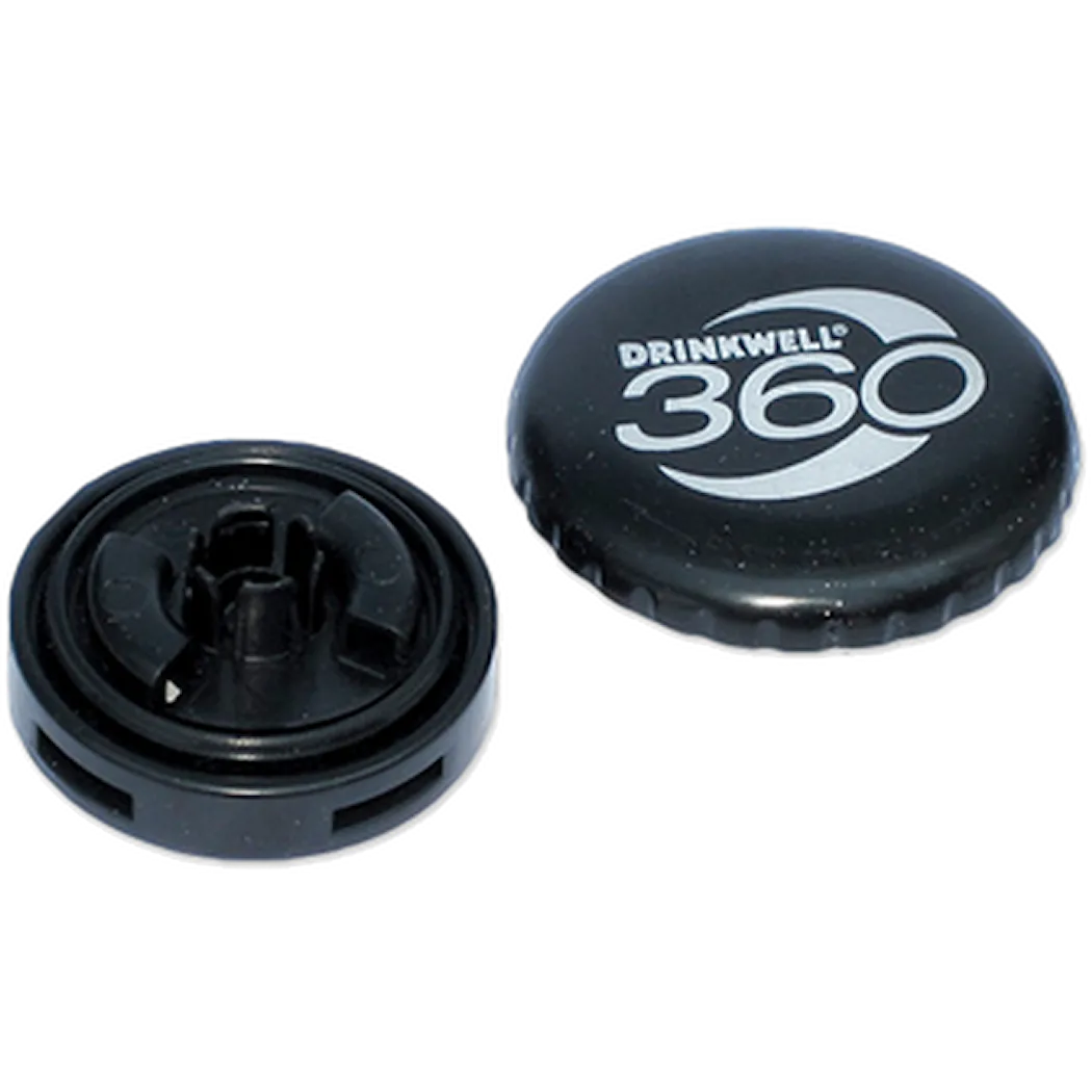 Drinkwell 360 Kontrollsett for gjennomstrømning/filterhette i rustfritt stål for fontene Svart 1 stk.