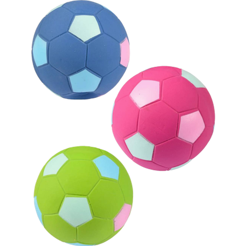 Dog Toy Latex Football Mix 6 cm