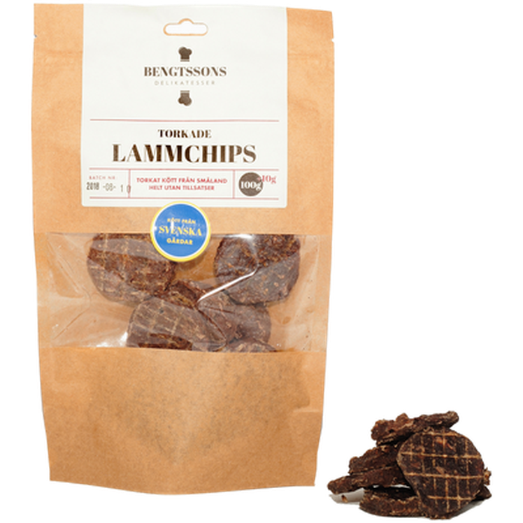 Bengtssons - Lammchips 110 g x 12 - Hund - Hundgodis - Naturligt hundgodis - ZOO.se