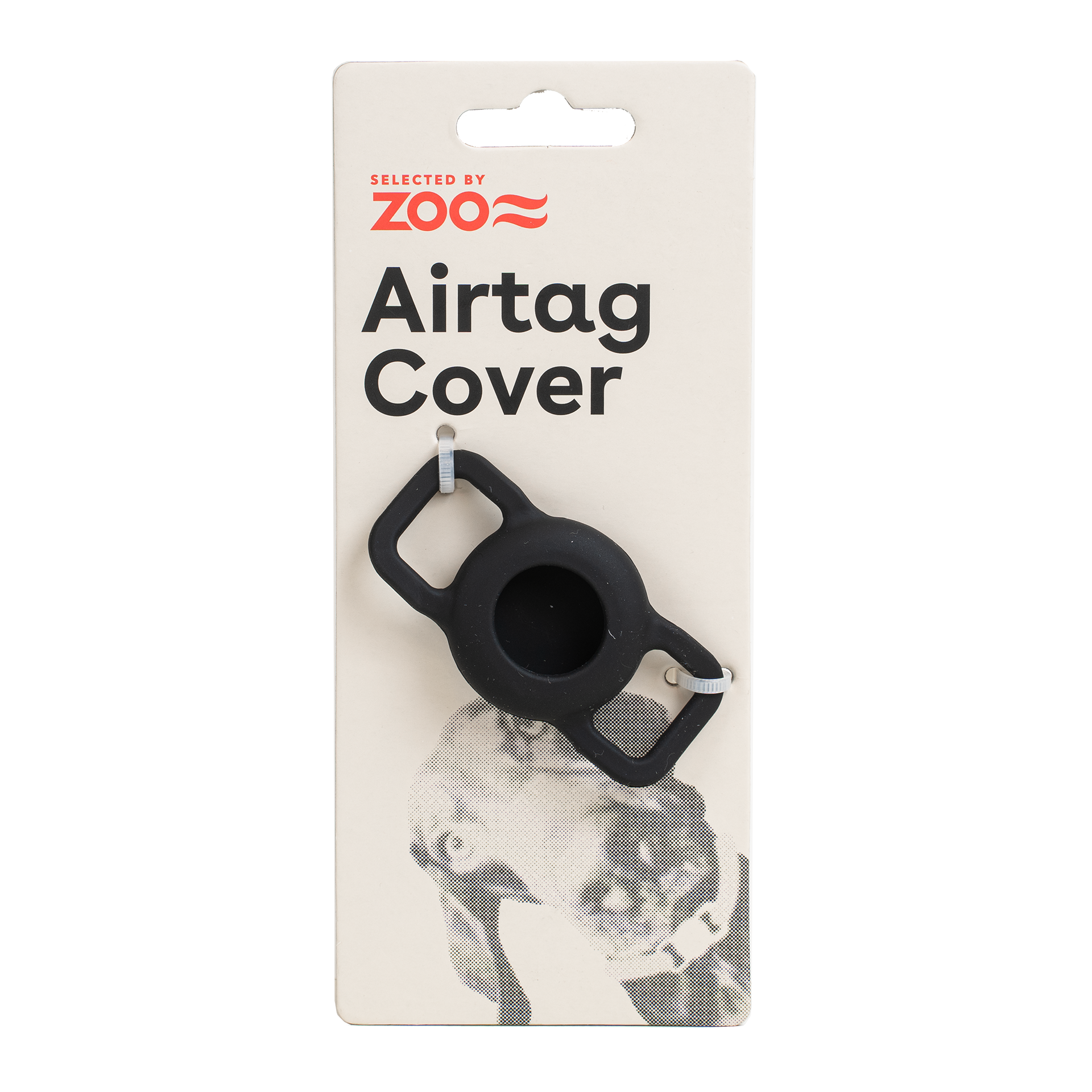 Selected by ZOO - Airtag skal, 20mm, Svart - Hund - Hund - Halsband - ZOO.se