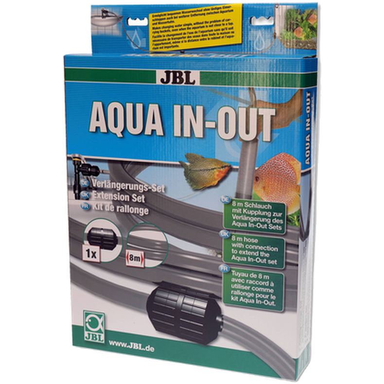 JBL - Aqua In-Out Extension Set Extension Hose 8 m - Akvaristik - Akvarieskötsel - ZOO.se