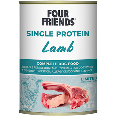 Preview of Fourfriends Dog Singel Protein Lamb 400 g x 6