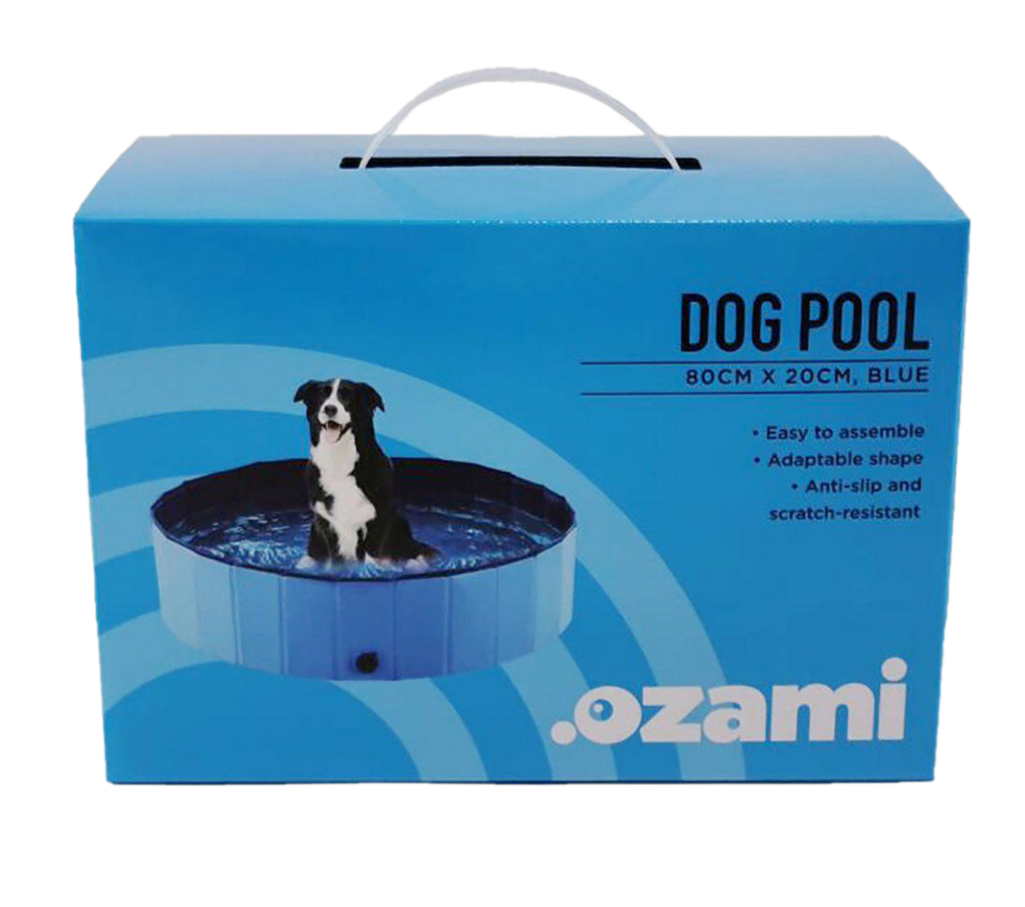 Ozami - Ozami Dog Pool 120x30 cm Blå - Hund - Hund - Hundvård & Tillskott - ZOO.se