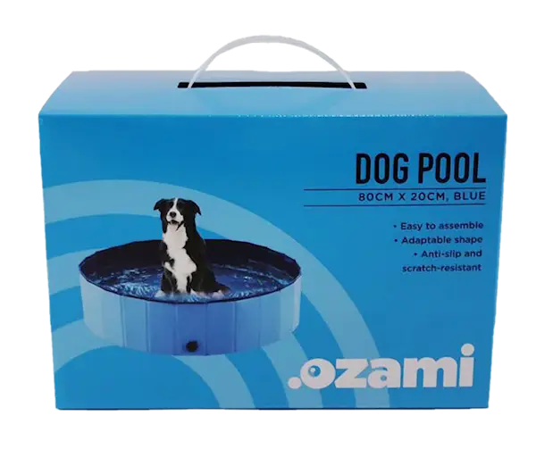 Dog Pool Blå