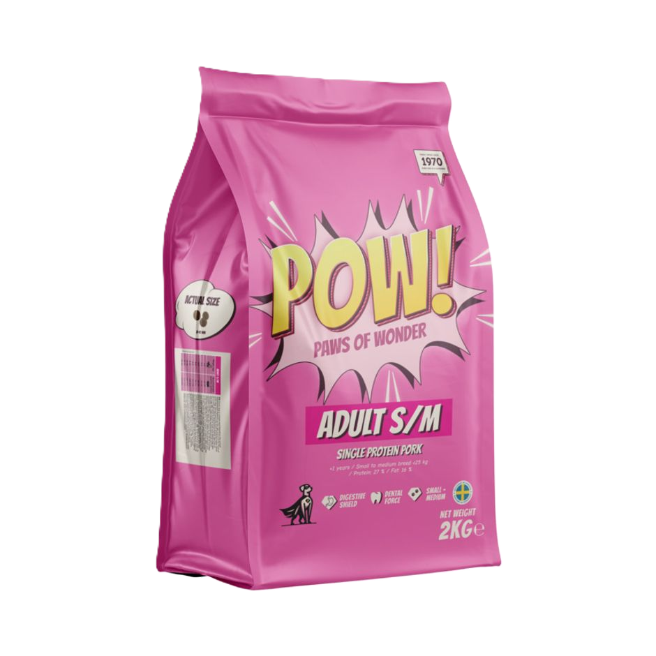 POW! Dog Adult Small / Medium Pork